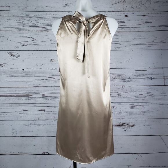 NWT Taylor Halter Ribbon Neck Sleeveless Floral Flower Slip Dress Women’s Size 2 - Picture 5 of 11